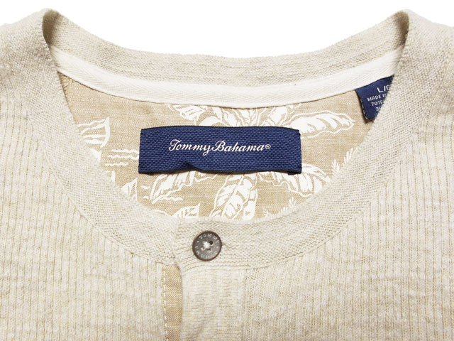 TOMMY BAHAMAの長袖ニットシャツ画像