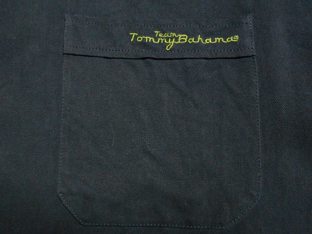 ビリヤード柄TOMMY BAHAMAの半袖シャツ画像