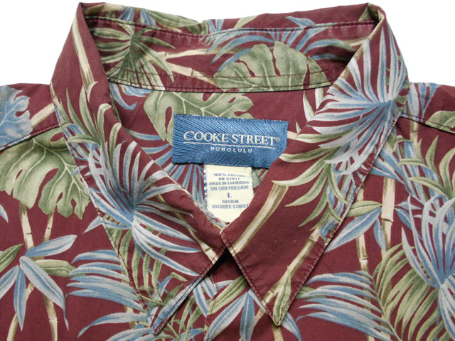 COOKE STREETのアロハシャツの画像