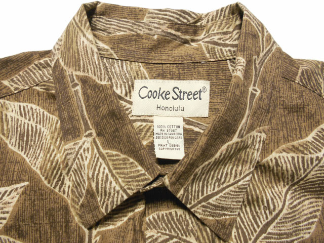 COOKE STREETのアロハシャツの画像