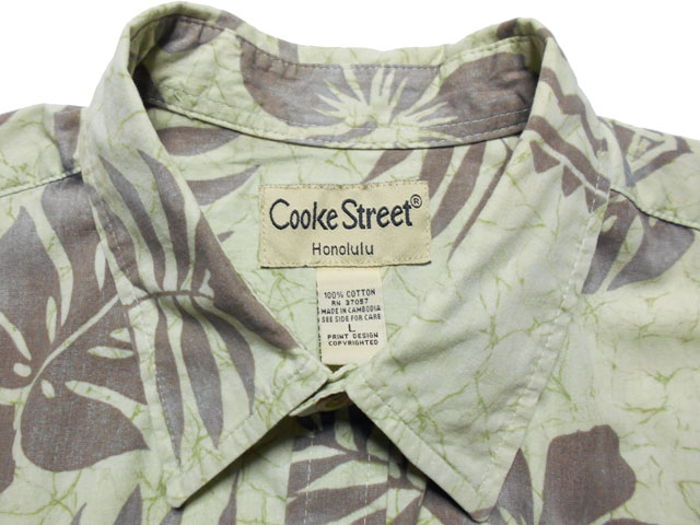 COOKE STREETのアロハシャツの画像