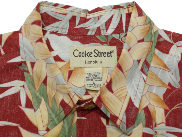 COOKE STREETのアロハシャツの画像